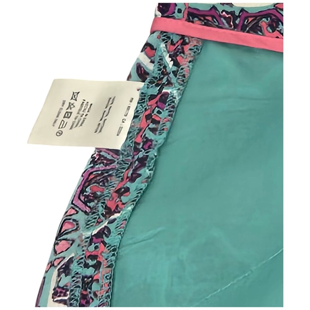 Anthropologie Elevenses South Shore Palazzo Pants Sz 6 Boho Pink Blue - Picture 5 of 8
